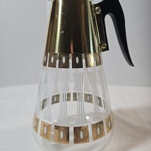 Vintage MCM Fred Press Coffee Carafe.